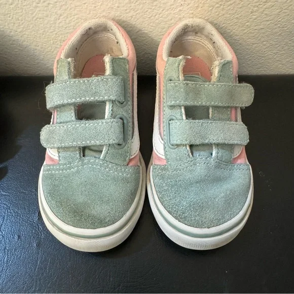 Vans Kids Sneakers – Teal and Pink shoes (Set of 2) - Picture 4 of 14